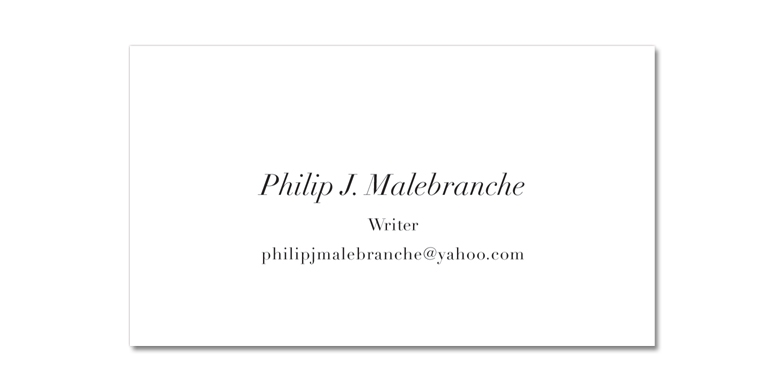 Philip J. Malebranche Philip J. Malebranche